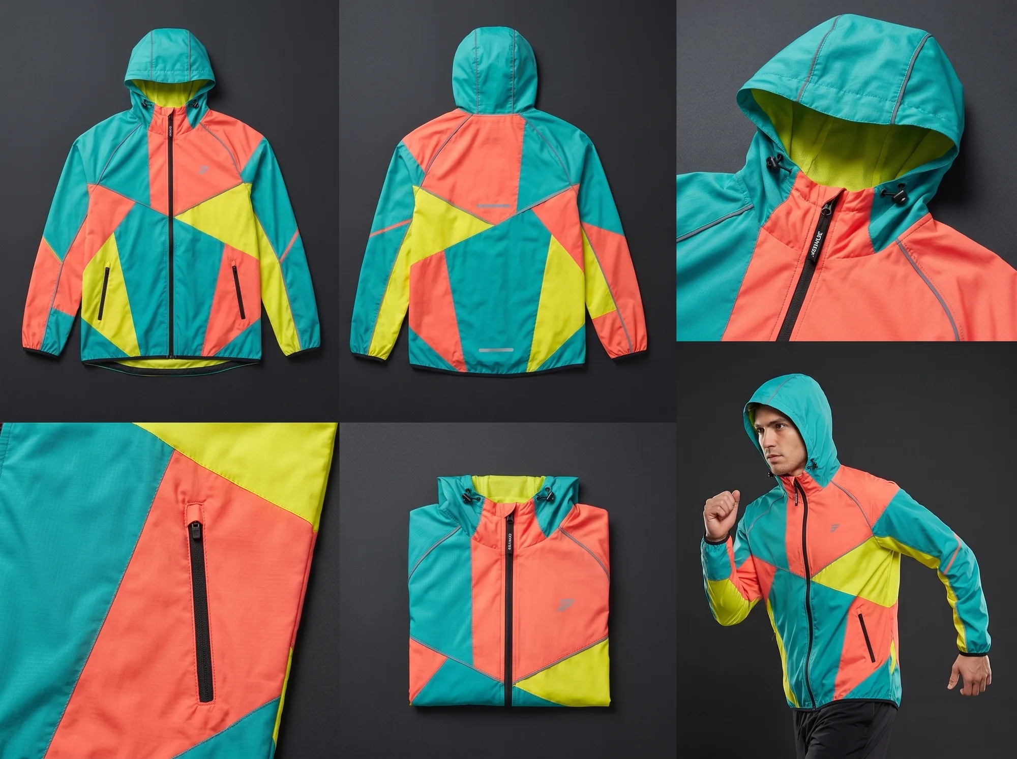 Windbreaker product listing set
