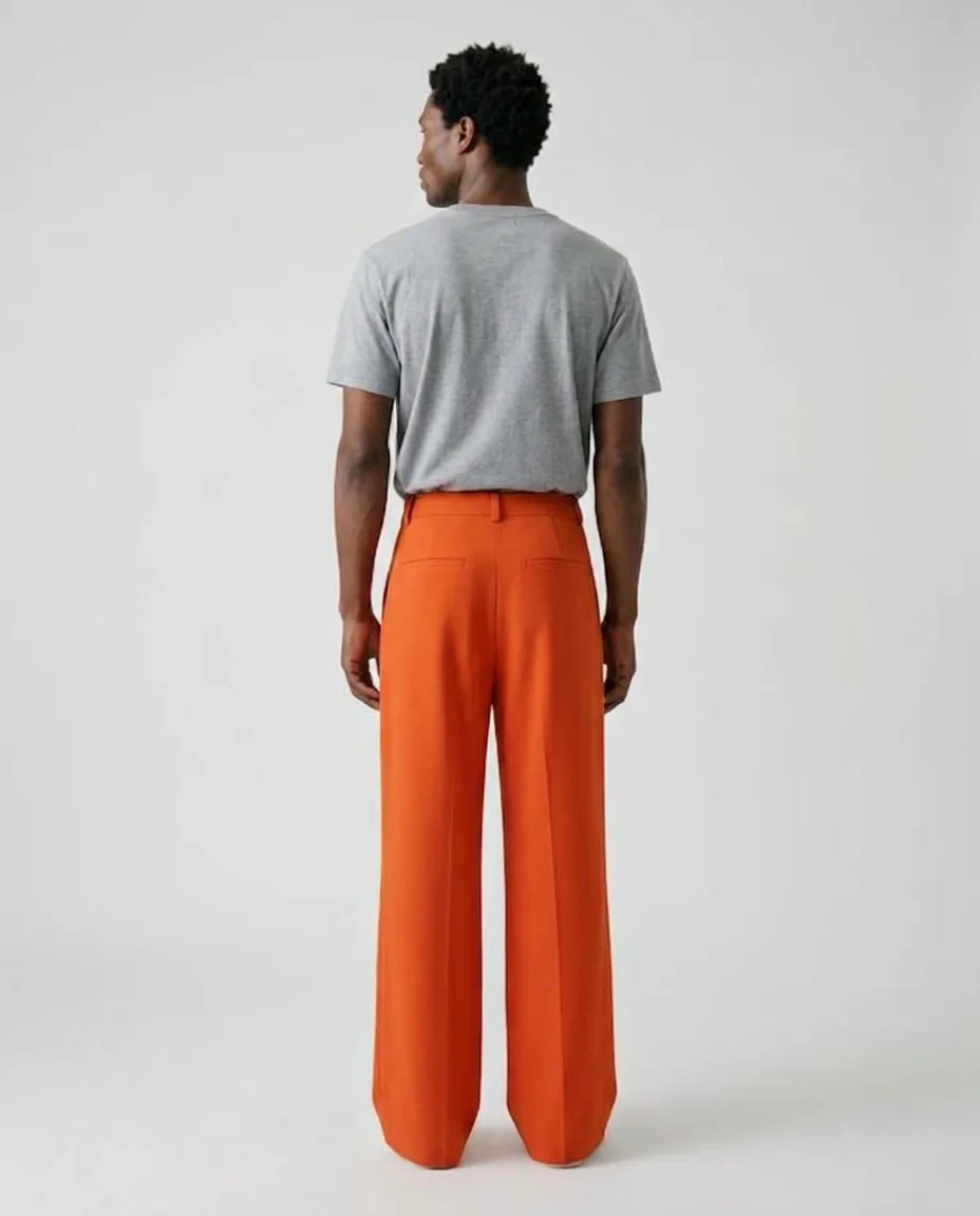 Freesec trousers — terracotta orange