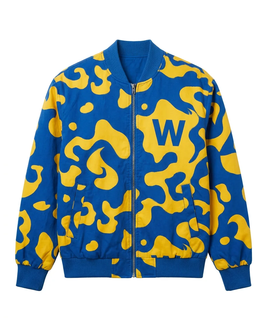 Lost Wave jacket, flat lay