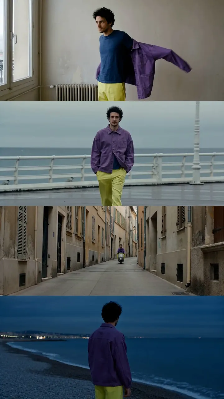 Vertical reel: product in movement