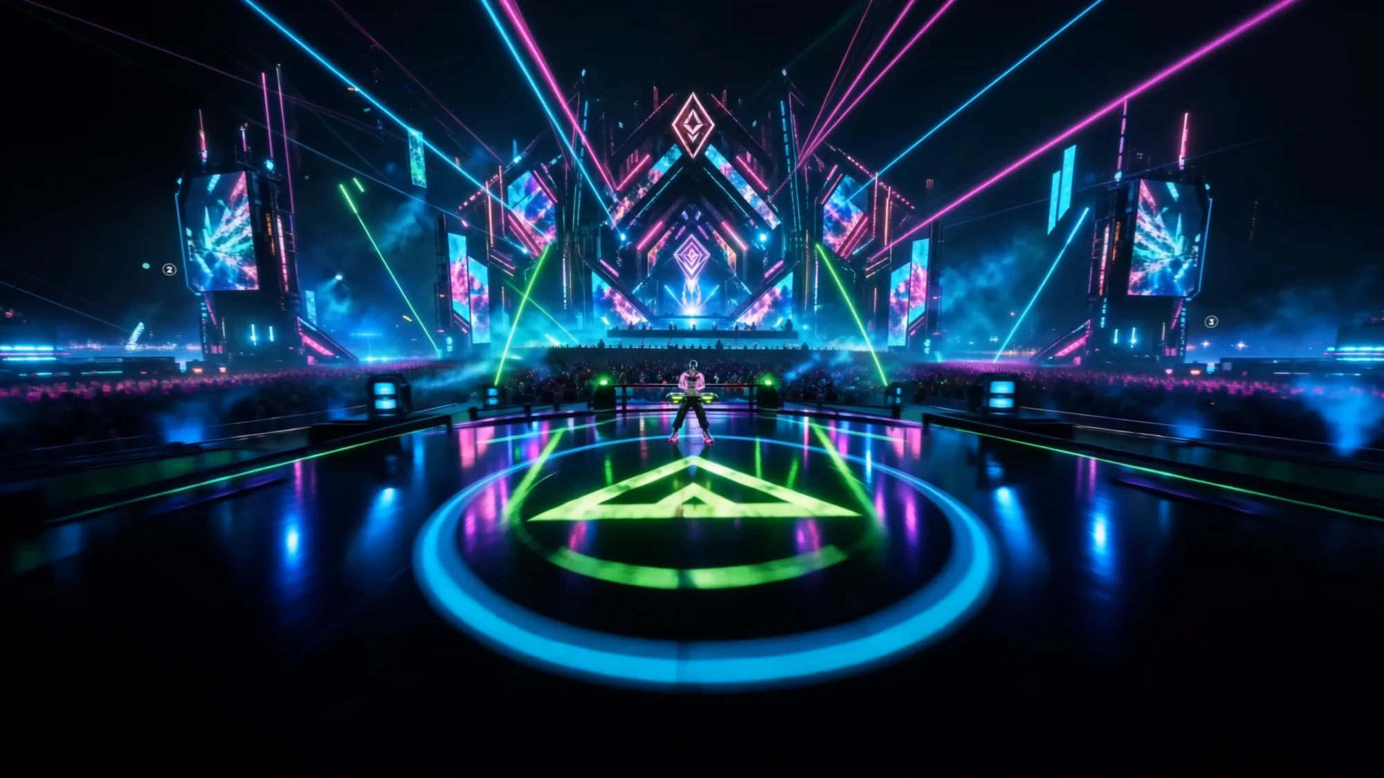 Still from the DJ festival ad